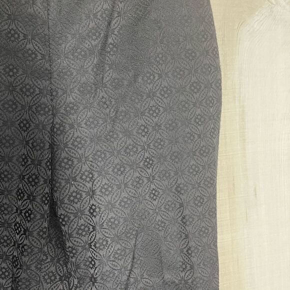 Vince Camuto black patterned pants slacks, size 4 - Picture 4 of 15